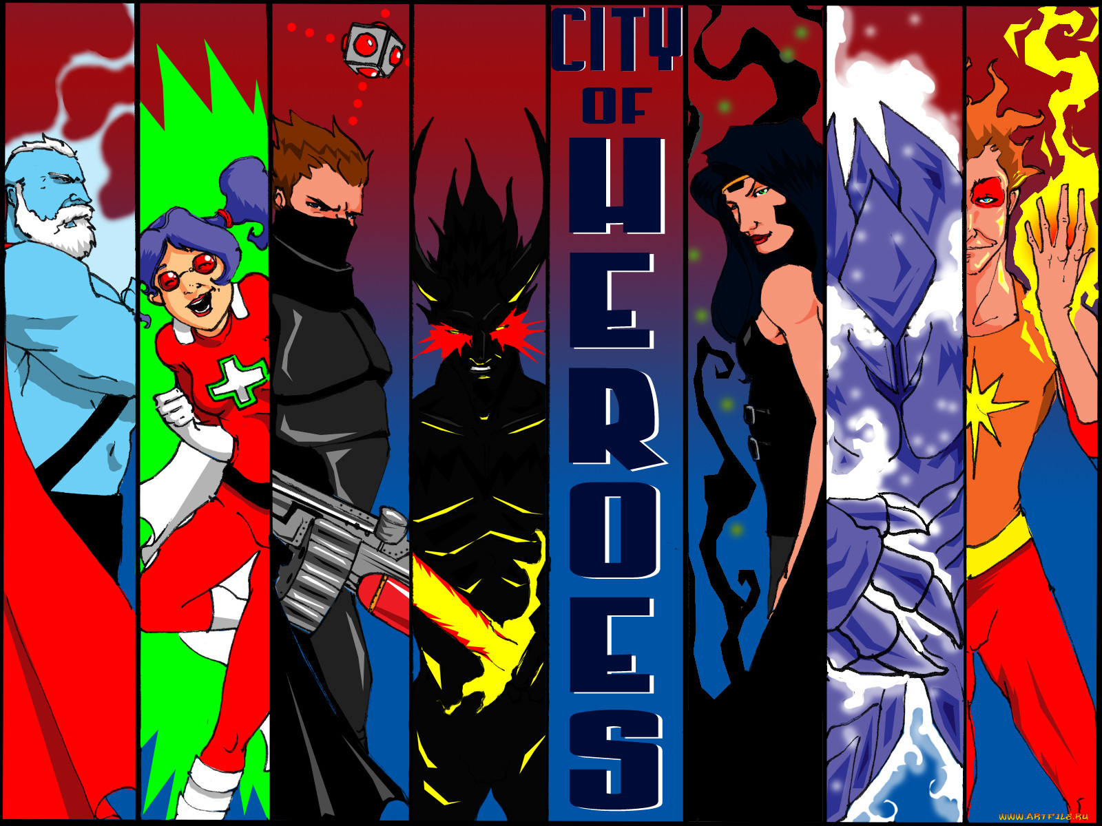 , , city, of, heroes